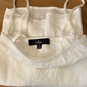 Lulus linen blend tank